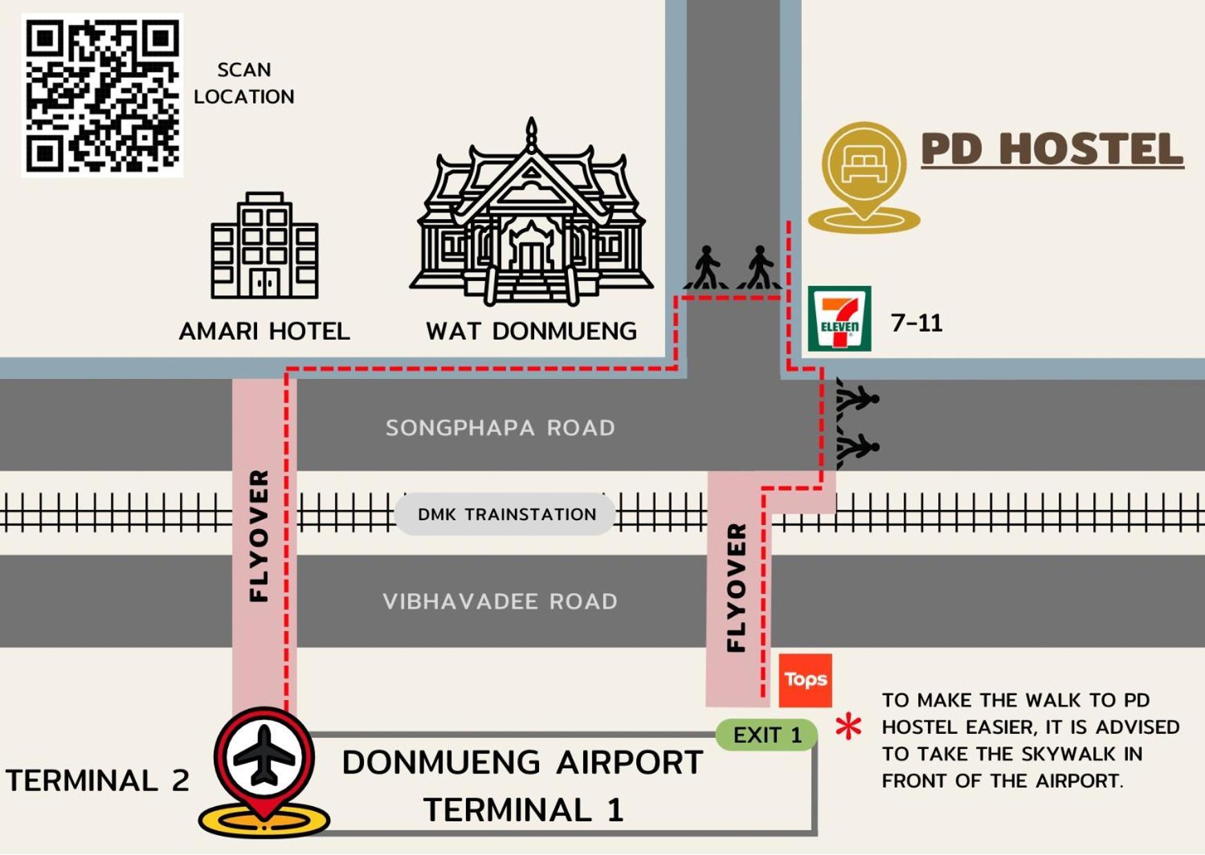 Pd Hostel Bangkok Extérieur photo